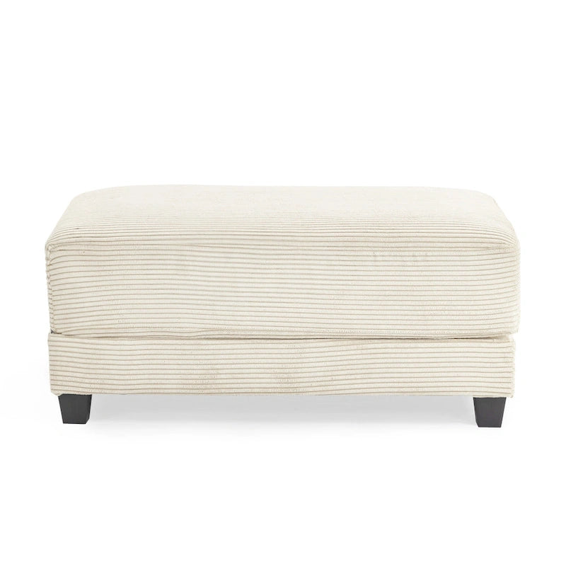 The Contemporary Oversized Corduroy Ottoman-6