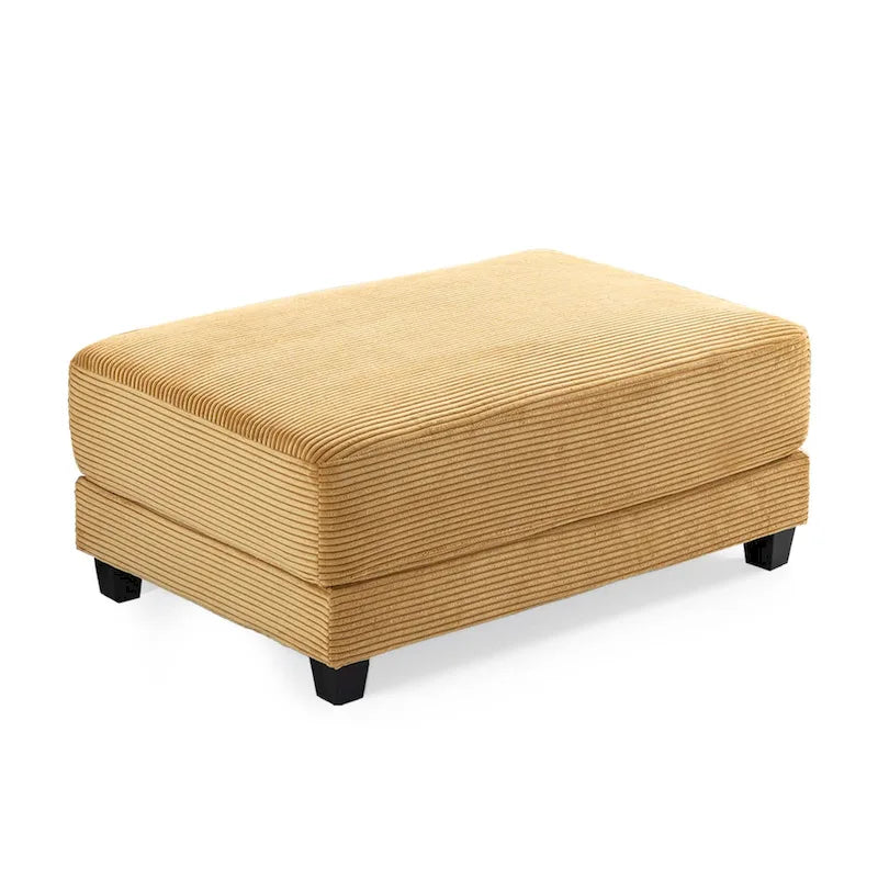 The Contemporary Oversized Corduroy Ottoman-23