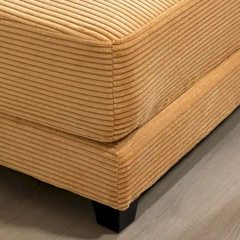 The Contemporary Oversized Corduroy Ottoman-29