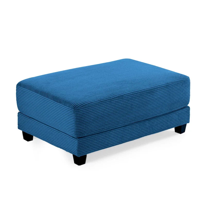 The Contemporary Oversized Corduroy Ottoman-33