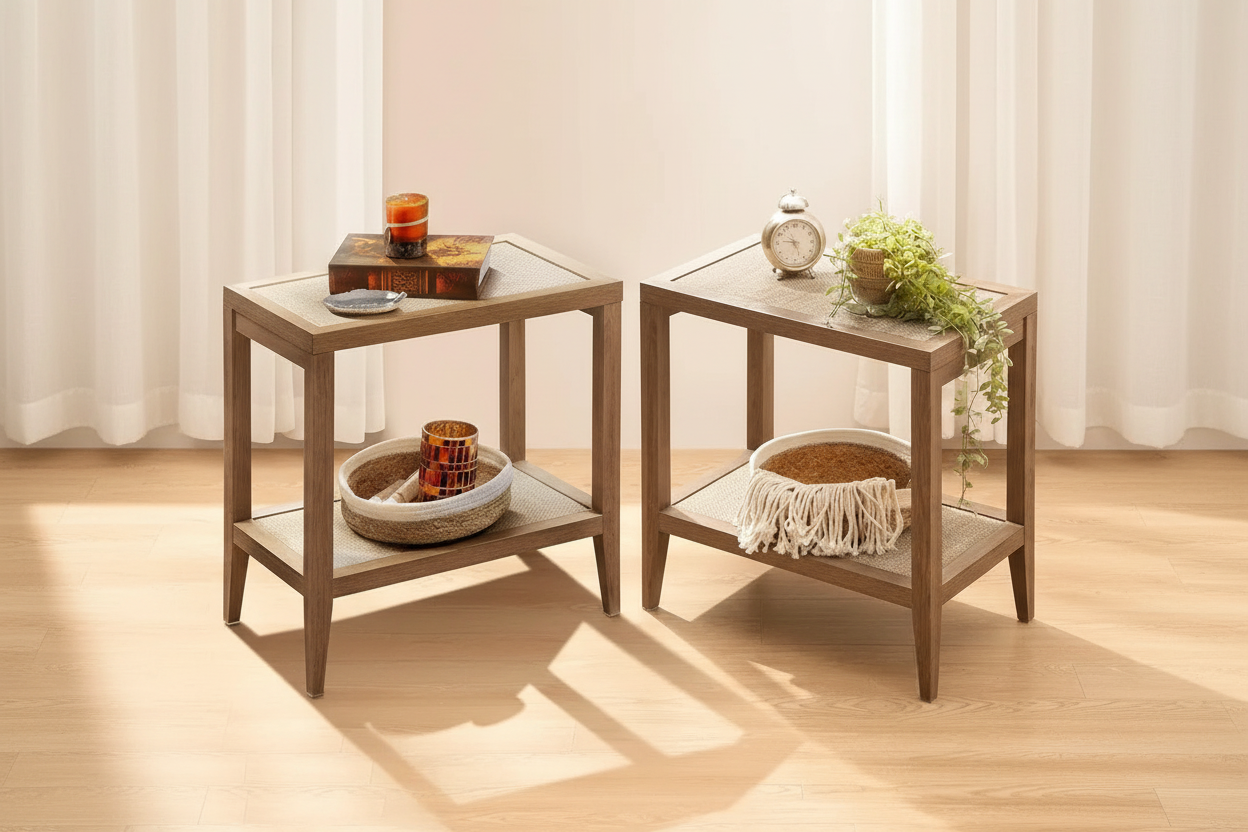 End Table Living Room Set of 2 - 14D x 24W x 24H-7