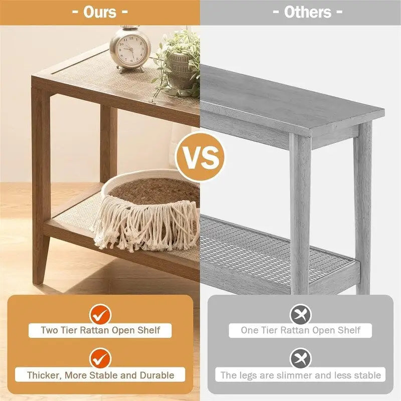 End Table Living Room Set of 2 - 14D x 24W x 24H-2