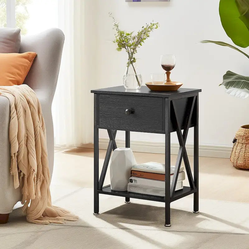 Brown 3-Piece Coffee Table Set with 2 End Tables-7