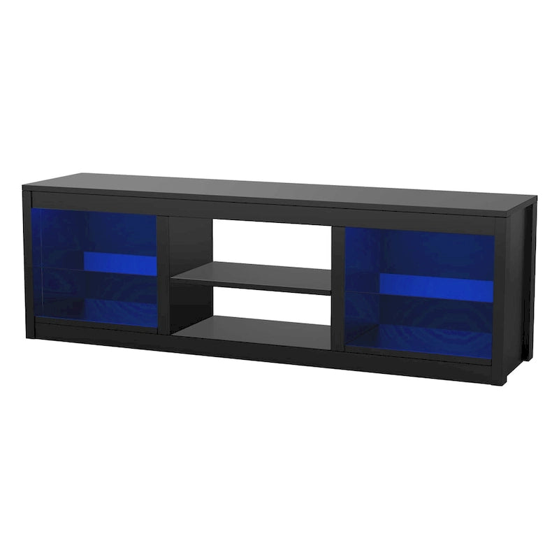 66 Modern RGB LED TV Stand Console Table for TV's up to 75-10