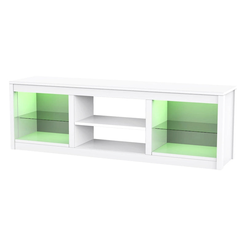 66 Modern RGB LED TV Stand Console Table for TV's up to 75-20
