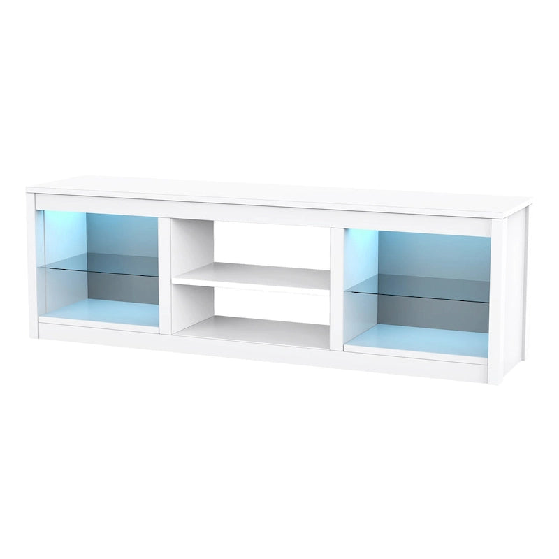66 Modern RGB LED TV Stand Console Table for TV's up to 75-21