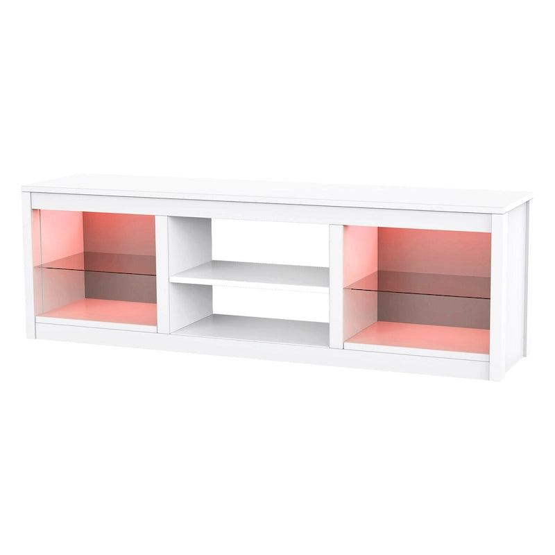 66 Modern RGB LED TV Stand Console Table for TV's up to 75-22