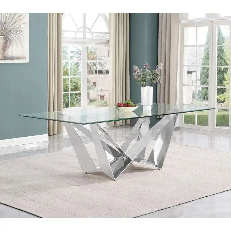Best Quality Furniture Glass Dining Table-3